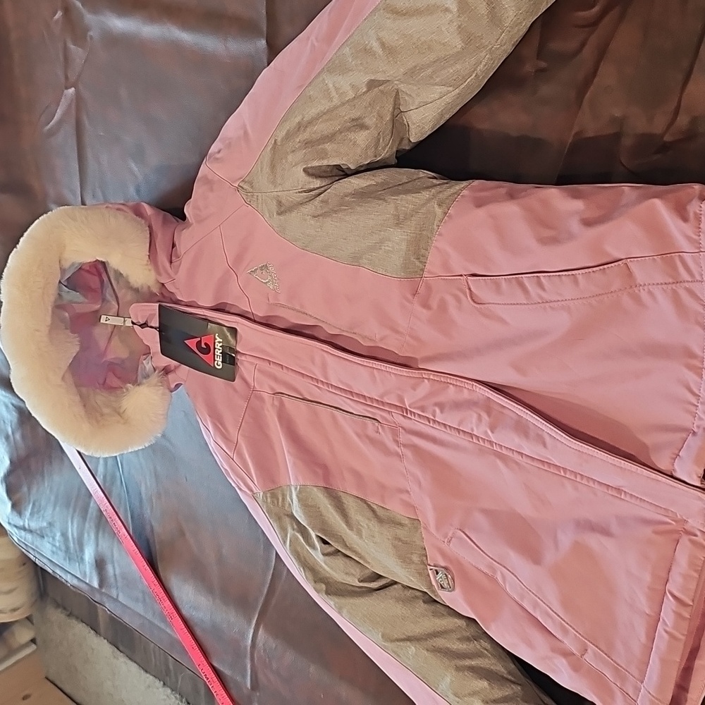 A1 Gerry Youth Girls Systems Jacket - GRAY PINK Sz M 10/12